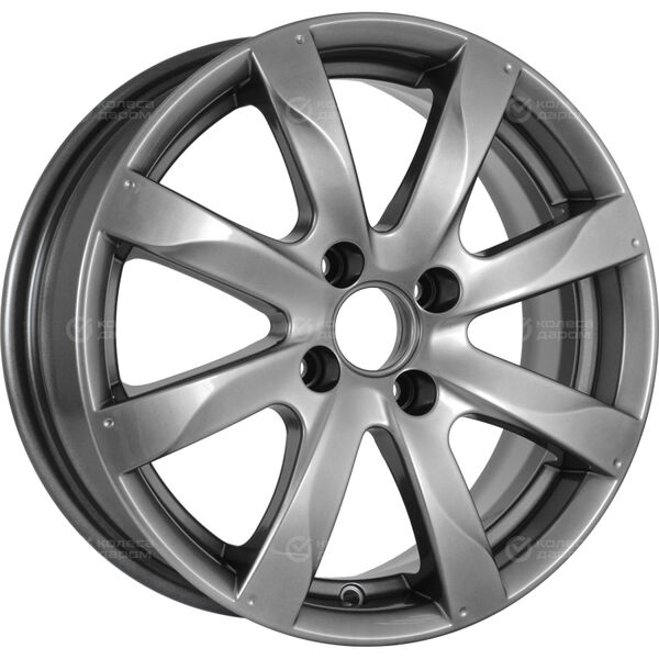 Колесный диск КиК Джемини-оригинал  6xR15 4x100 ET40 DIA60.1 темно-серебристый в Казани