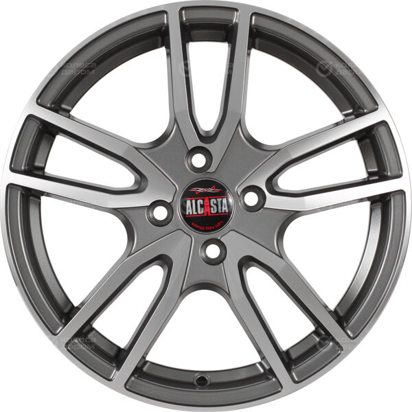 Колесный диск Alcasta M57  6.5xR16 5x114.3 ET46 DIA67.1 насыщенный темно-серый полностью полированный в Казани