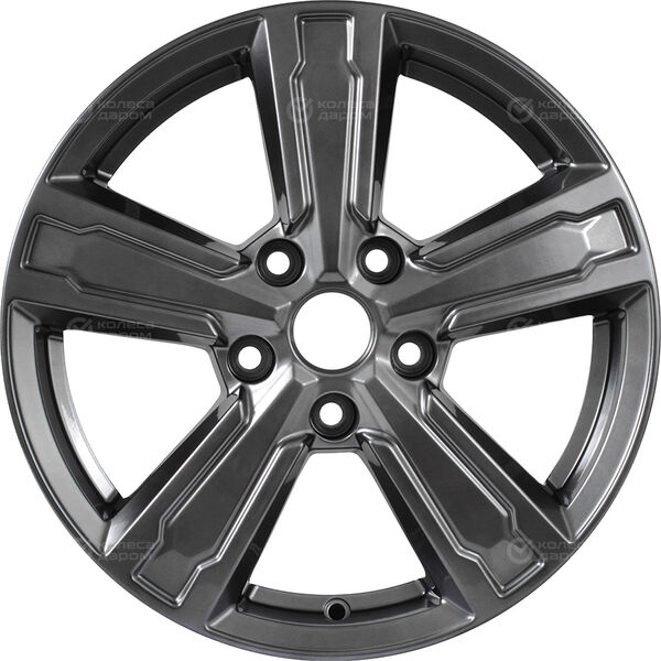 Колесный диск КиК Оклахома  6.5xR16 5x105 ET38 DIA56.6 насыщенный темно-серый полностью полированный в Казани