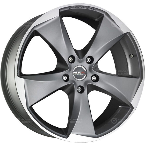 Колесный диск MAK RAPTOR5  9xR18 5x114.3 ET35 DIA76 серый с полированной лицевой частью в Казани