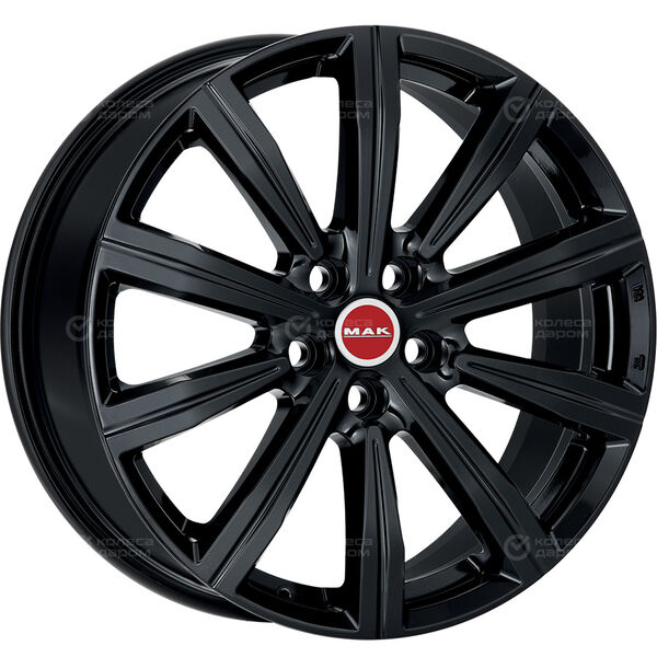 Колесный диск MAK Birmingham  8.5xR19 5x108 ET45 DIA63.4 чёрный глянцевый в Казани
