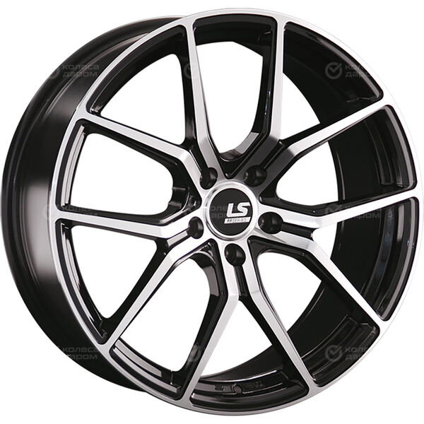 Колесный диск LS FlowForming LS RC47  8xR18 5x112 ET40 DIA66.6 черный полностью полированный в Казани