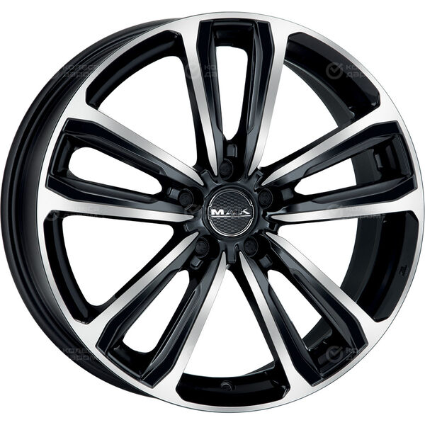 Колесный диск MAK Magma  7.5xR17 5x114.3 ET40 DIA76 чёрный глянцевый с полированной лицевой частью в Казани