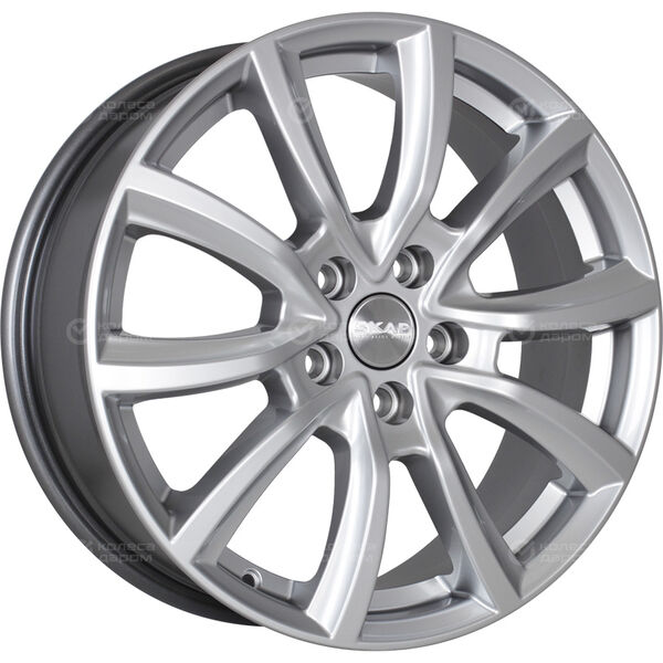 Колесный диск СКАД Онтарио  7xR17 5x114.3 ET45 DIA67.1 серебристый в Казани