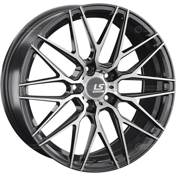 Колесный диск LS FlowForming LS RC13  8xR18 5x112 ET40 DIA66.6 насыщенный темно-серый полностью полированный в Казани