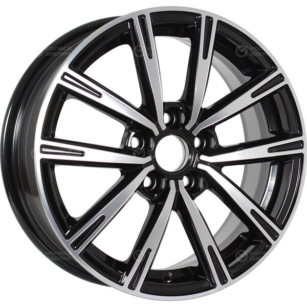 Колесный диск iFree Драйвер  6xR15 5x100 ET43 DIA57.1 чёрный глянцевый с полированной лицевой частью в Казани