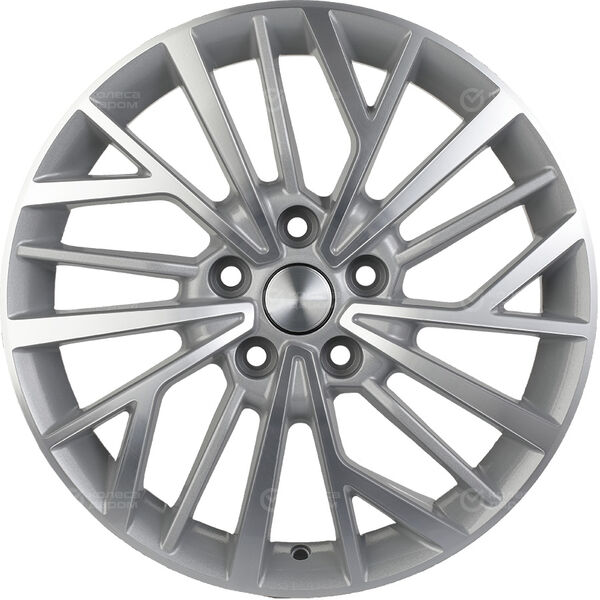 Колесный диск Carwel Токо 1717  7xR17 5x114.3 ET40 DIA66.1 серебристый с полированной лицевой частью в Казани