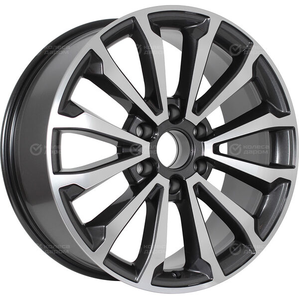 Колесный диск СКАД Premium Series КР006 (20_Patrol)  8.5xR20 6x139.7 ET30 DIA77.9 глянцевый черный с полированной лицевой частью в Казани