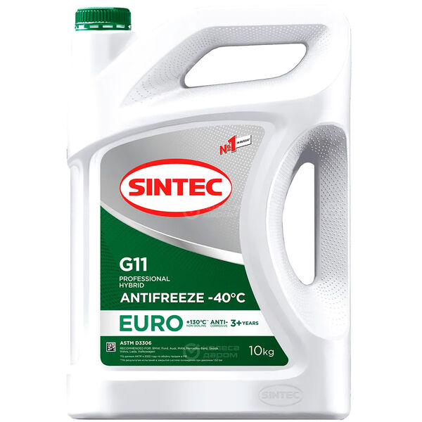 Антифриз Готовый Sintec G11 Зелёный 10 л. в Казани