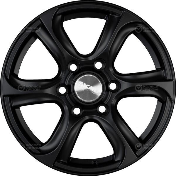 Колесный диск СКАД Скала  7.5xR17 6x139.7 ET30 DIA67.1 черный матовый в Казани