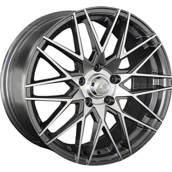 Колесный диск LS LS 784  7.5xR17 4x100 ET38 DIA73.1 насыщенный темно-серый полностью полированный в Казани