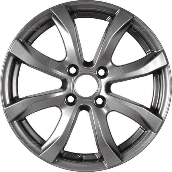 Колесный диск iFree Дайс  6xR15 4x114.3 ET40 DIA66.1 насыщенный тёмно-серебристый в Казани