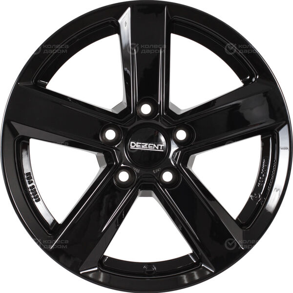 Колесный диск Dezent TU  6xR15 5x112 ET43 DIA57.1 черный глянцевый в Казани