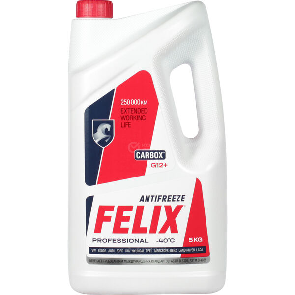 Антифриз Готовый Felix G12+ красный 5 л. в Казани
