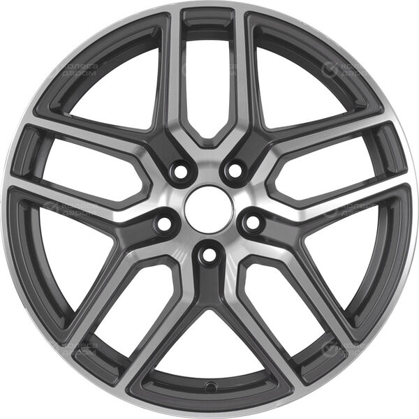 Колесный диск Replay HV65  8xR18 5x114.3 ET37 DIA66.6 темно-серый матовый ,частично полированный в Казани