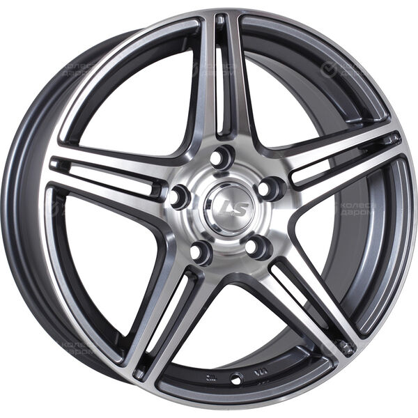 Колесный диск LS LS 770  6xR14 4x98 ET35 DIA58.6 насыщенный темно-серый полностью полированный в Казани