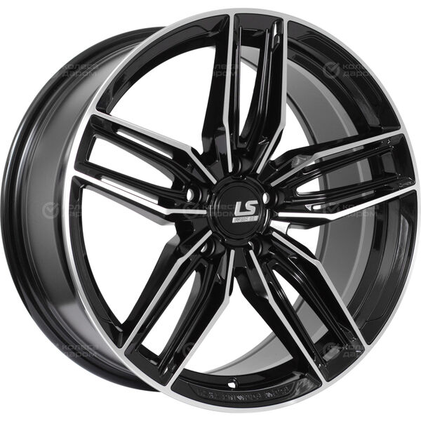 Колесный диск LS FlowForming LS RC54  8xR18 5x112 ET40 DIA66.6 черный полностью полированный в Казани