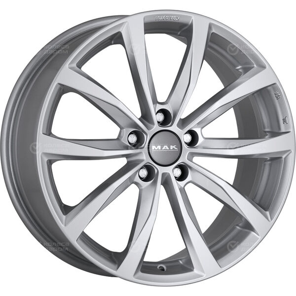 Колесный диск MAK WOLF  7.5xR17 5x100 ET48 DIA56.1 серебристый в Казани