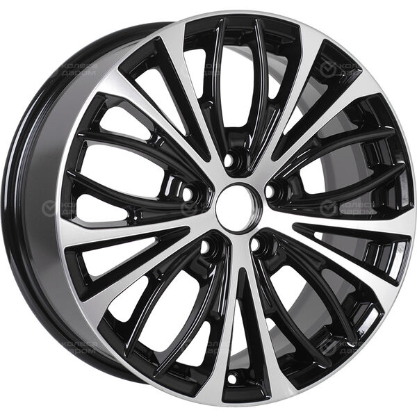 Колесный диск Ifree Реплика КС873 (ZV 17_VW Passat)  7.5xR17 5x112 ET47 DIA57.1 черный глянцевый с полированными элементами лицевой поверхности в Казани