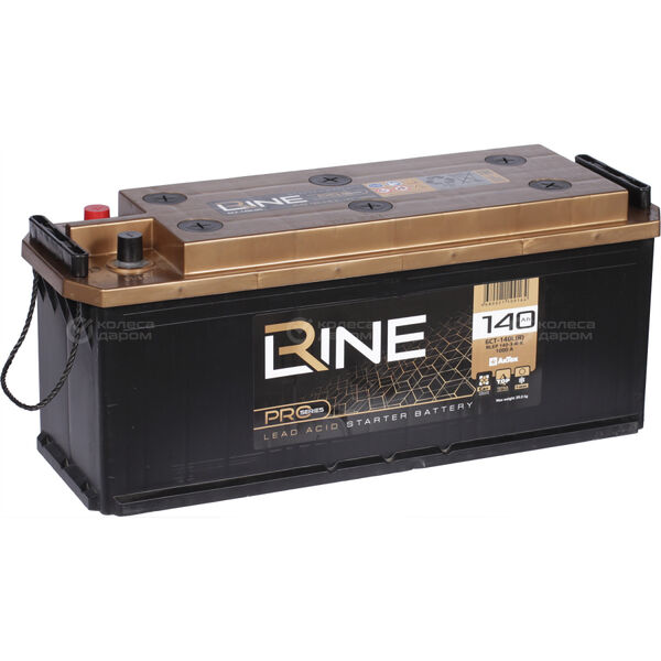 Грузовой аккумулятор R-Line Pro 140Ач о/п конус в Казани