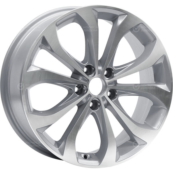 Колесный диск Replay Ki129  7xR17 5x114.3 ET43.5 DIA67.1 серебристый полностью полированный в Казани