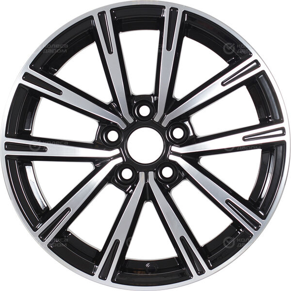 Колесный диск iFree Драйвер  6xR15 5x100 ET43 DIA57.1 чёрный глянцевый с полированной лицевой частью в Казани