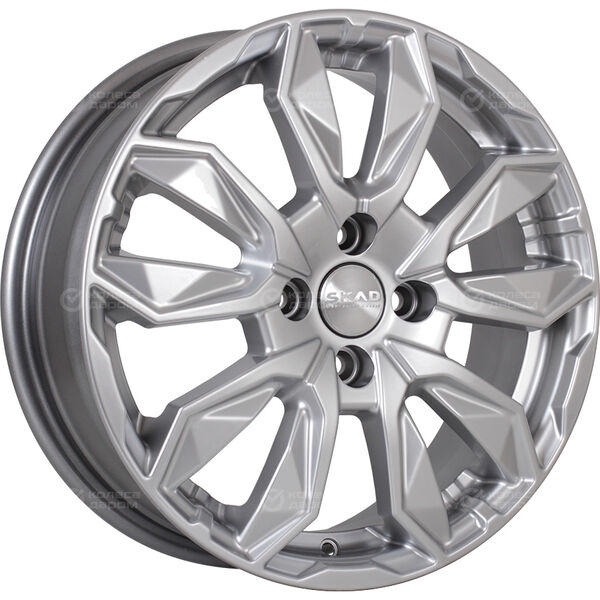 Колесный диск СКАД Сочи  6xR16 4x100 ET50 DIA60.1 серебристый в Казани