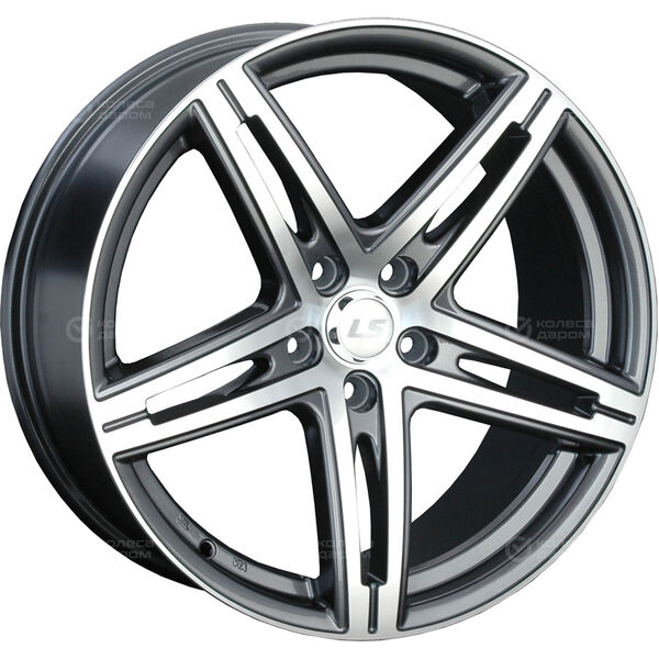 Колесный диск LS LS 288  8xR18 5x114.3 ET40 DIA73.1 насыщенный темно-серый полностью полированный в Казани