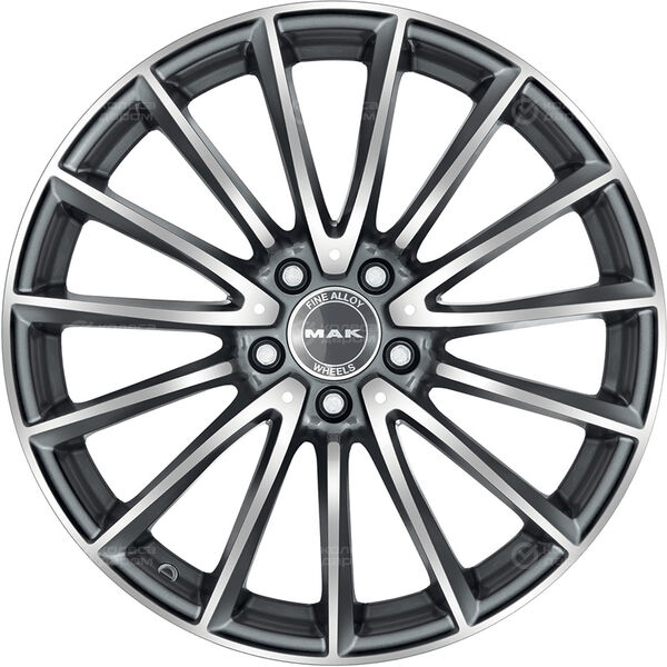 Колесный диск MAK Komet  7.5xR17 5x112 ET36 DIA66.6 серый с полированной лицевой частью в Казани