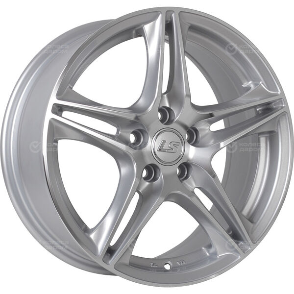 Колесный диск LS LS 1056  8xR18 5x114.3 ET35 DIA67.1 серебристый полностью полированный в Казани