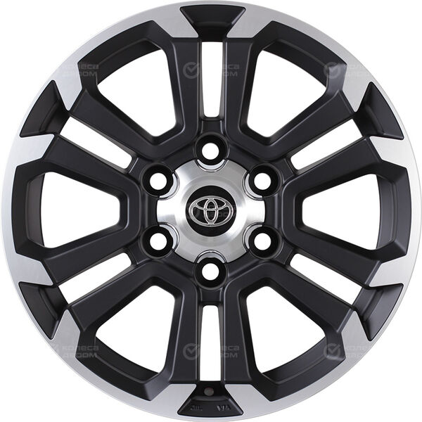 Колесный диск Replay MI168  7.5xR17 6x139.7 ET38 DIA67.1 черный матовый полностью полированный в Казани