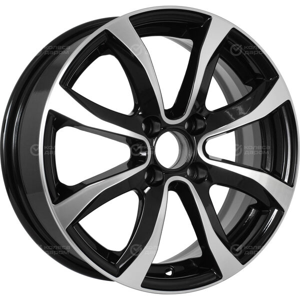 Колесный диск Carwel Омикрон 110  6xR15 4x108 ET30 DIA65.1 алмаз черный в Казани