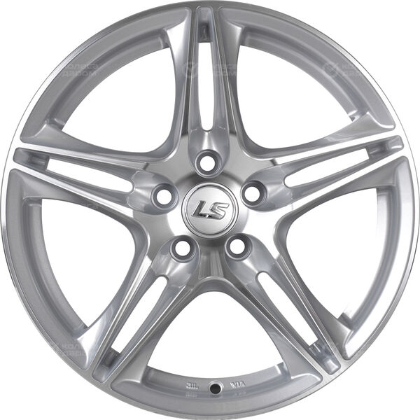 Колесный диск LS LS 1056  8xR18 5x114.3 ET35 DIA67.1 серебристый полностью полированный в Казани