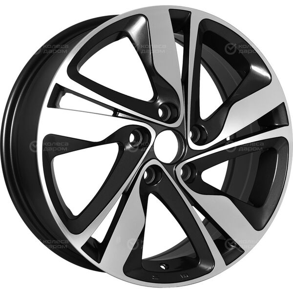 Колесный диск Replay Ki152  7xR17 5x114.3 ET48 DIA67.1 черный полностью полированный в Казани