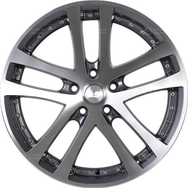 Колесный диск LS LS 919  8xR18 5x112 ET35 DIA73.1 насыщенный темно-серый полностью полированный в Казани