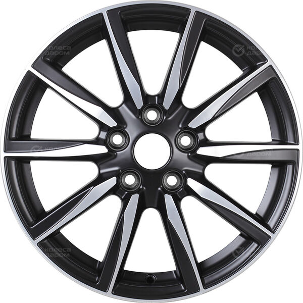 Колесный диск Replay TY48  7xR17 5x114.3 ET35 DIA60.1 черный матовый полностью полированный в Казани