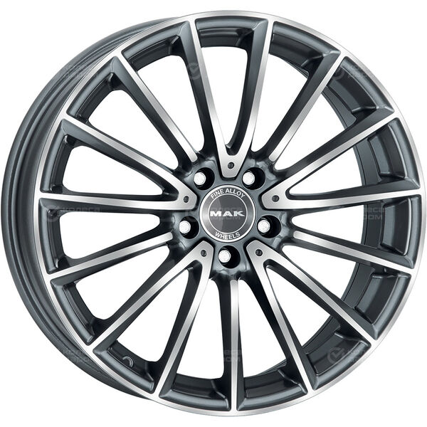 Колесный диск MAK Komet  7.5xR17 5x112 ET36 DIA66.6 серый с полированной лицевой частью в Казани