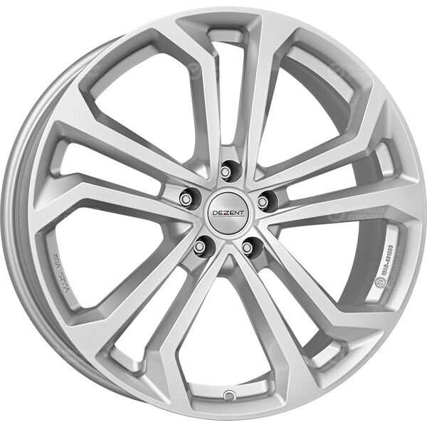 Колесный диск Dezent TA  8xR20 5x112 ET27 DIA66.6 серебристый в Казани - slider