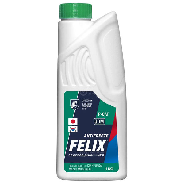 Антифриз Готовый Felix G12+ Зелёный 1 л. в Казани