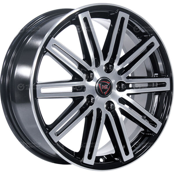 Колесный диск NZ R-01  7xR17 5x108 ET40 DIA54.1 черный полностью полированный в Казани - slider