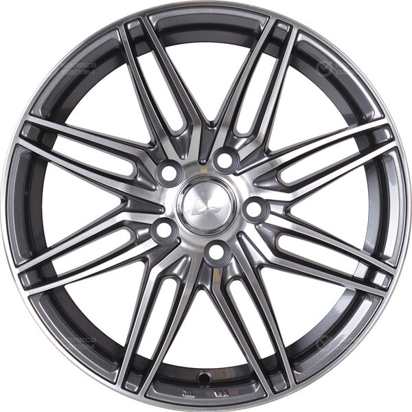Колесный диск LS LS 832  6xR14 4x100 ET40 DIA73.1 насыщенный темно-серый полностью полированный в Казани