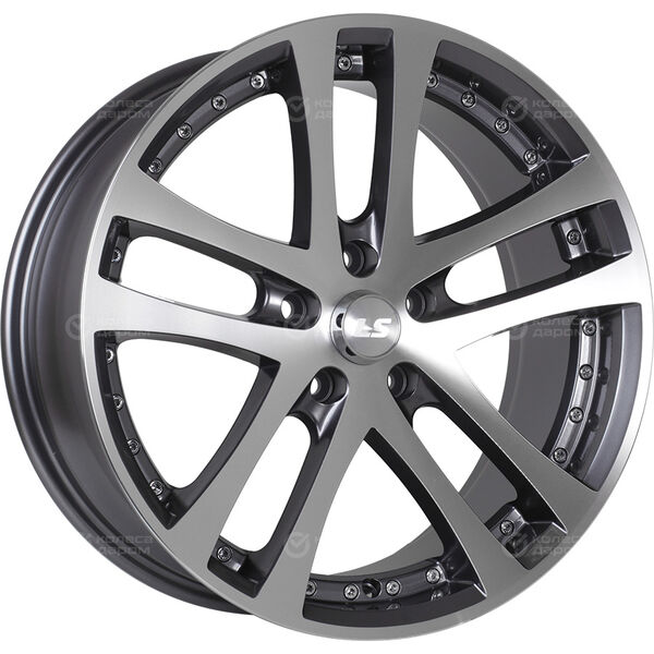 Колесный диск LS LS 919  8xR18 5x112 ET35 DIA73.1 насыщенный темно-серый полностью полированный в Казани