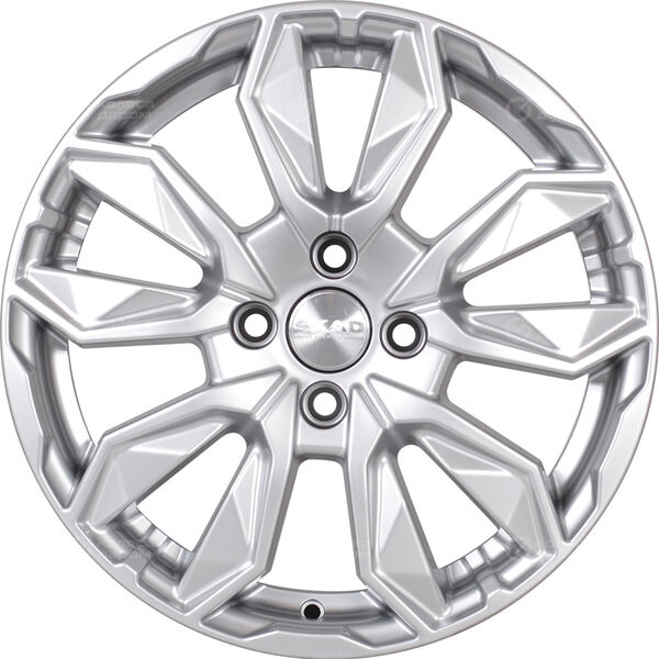 Колесный диск СКАД Сочи  6xR16 4x100 ET50 DIA60.1 серебристый в Казани