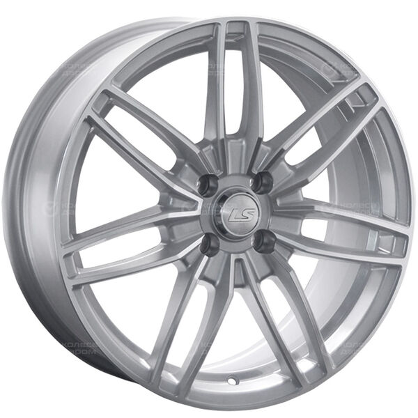Колесный диск LS LS 1241  8xR18 5x112 ET35 DIA66.6 серебристый  полностью полированный в Казани