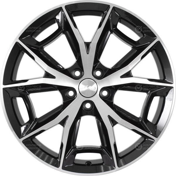 Колесный диск СКАД ПАРКЕР  7.5xR19 5x114.3 ET35 DIA60.1 черный глянцевый с полированной лицевой поверхностью в Казани
