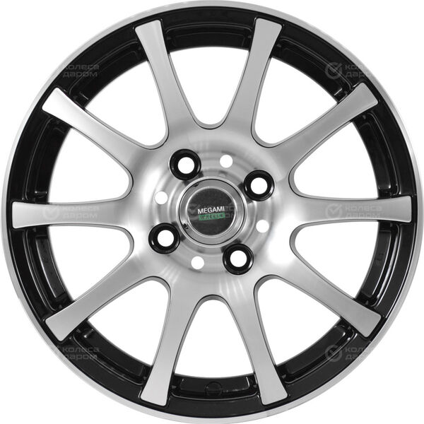 Колесный диск Megami MGM-2  5.5xR14 4x114.3 ET35 DIA66.1 черный полностью полированный в Казани