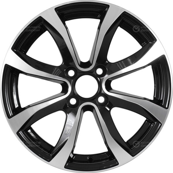 Колесный диск Carwel Омикрон 110  6xR15 4x108 ET30 DIA65.1 алмаз черный в Казани