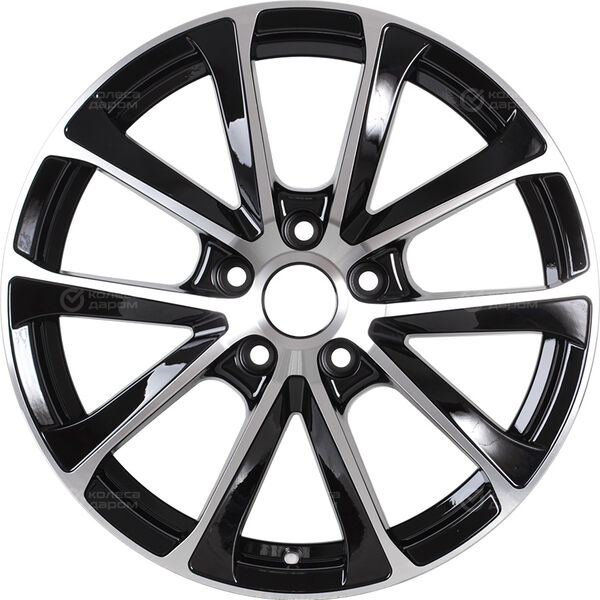 Колесный диск Replay KI261  7xR17 5x114.3 ET43.5 DIA67.1 черный полностью полированный в Казани