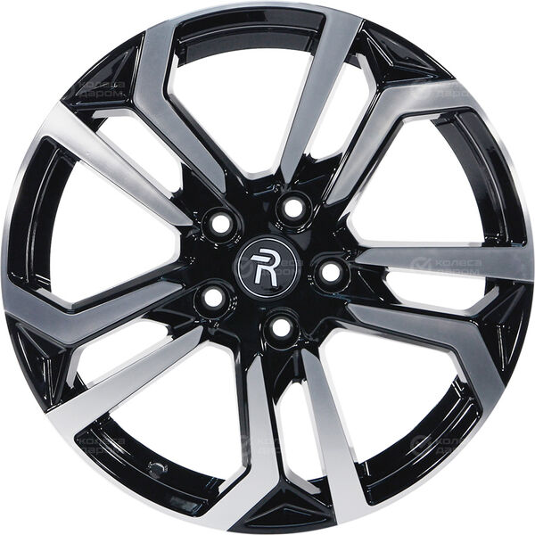 Колесный диск Replay SB63  7xR17 5x114.3 ET48 DIA56.1 черный полностью полированный в Казани