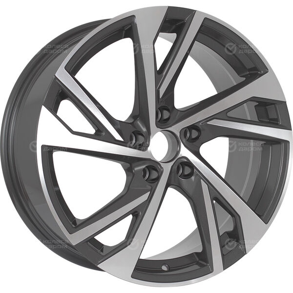 Колесный диск Replay TY382  8xR18 5x114.3 ET50 DIA60.1 темно-серый матовый ,частично полированный в Казани